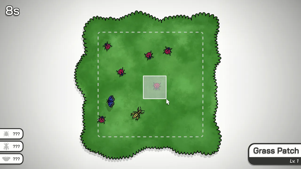 Budgie's Bug Shop — combate en juego