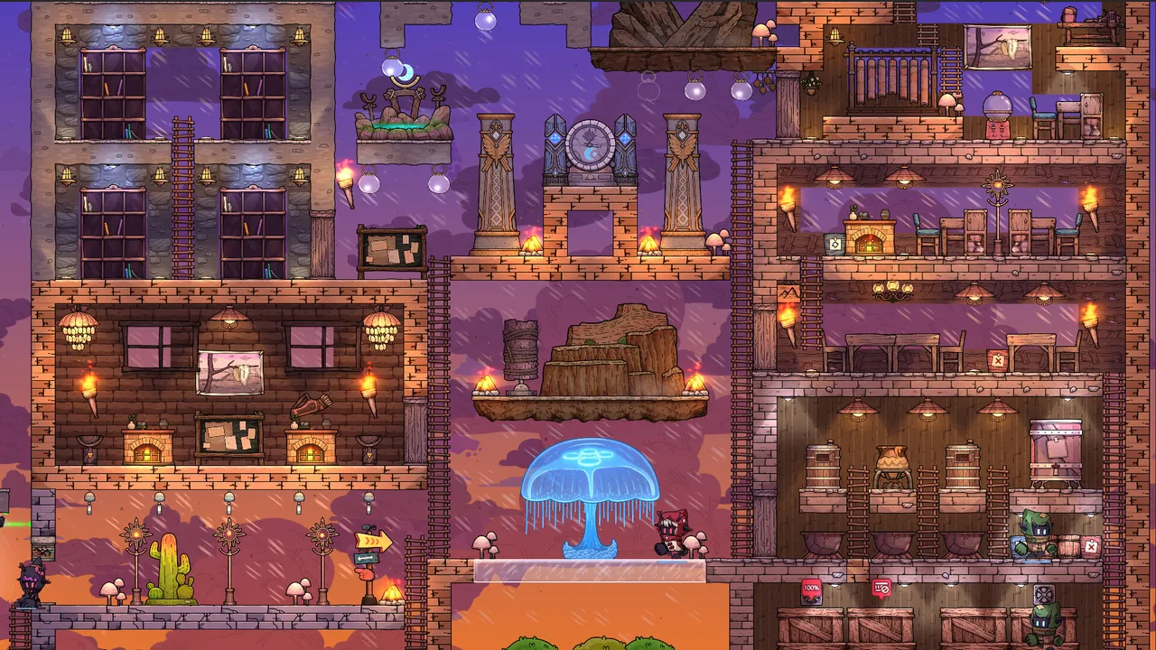 CLOUD DWELLERS — combate en juego