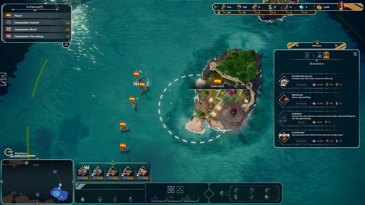 Corsairs - Battle of the Caribbean — jugabilidad