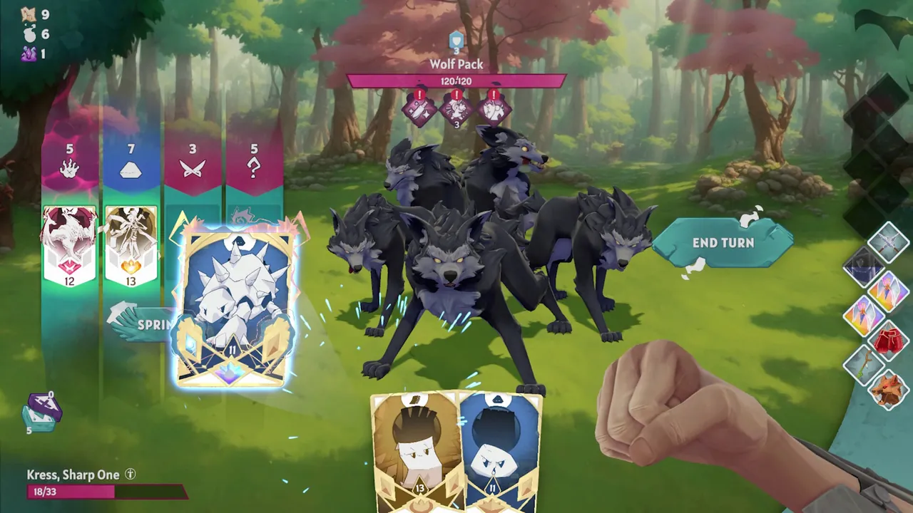 Handmancers — combate en juego