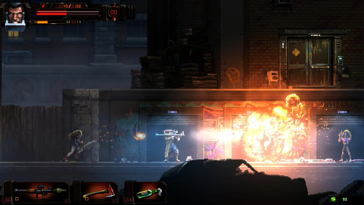 HUNTDOWN: OVERTIME — jugabilidad
