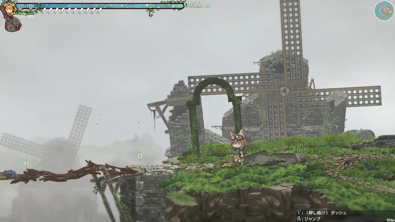 isekizima: Ruins and Tails Journey — vista del entorno