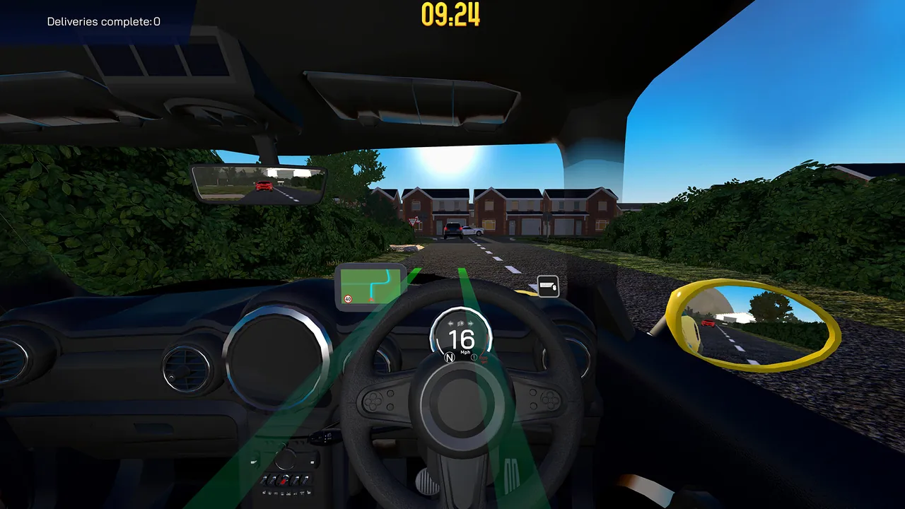 Virtual Driving School — combate en juego
