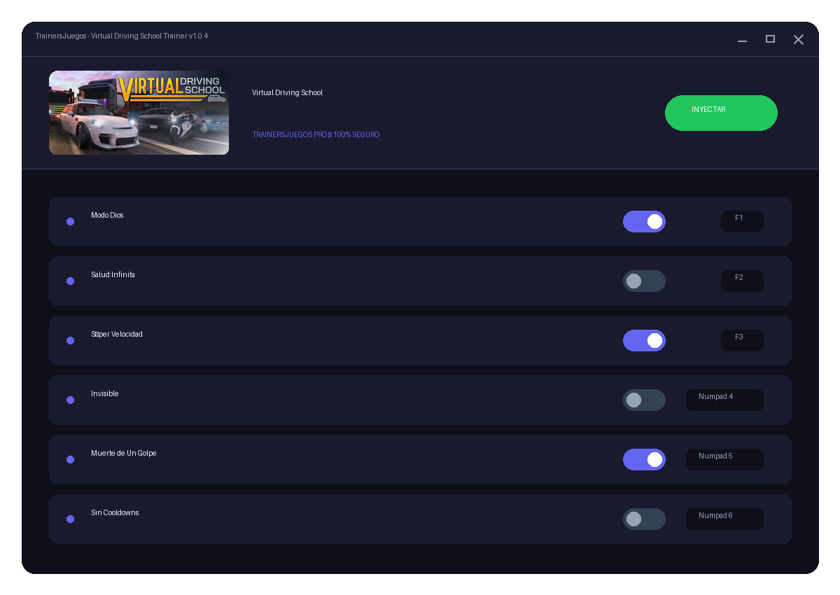 Virtual Driving School — combate en juego