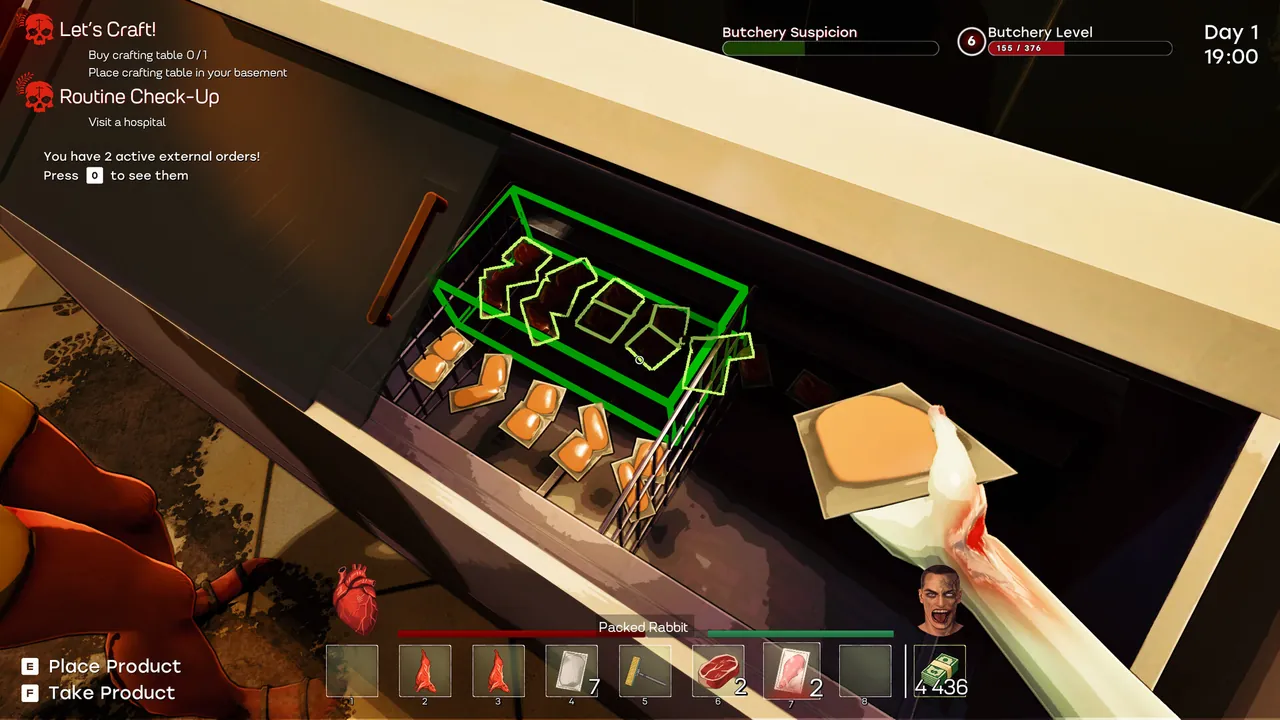 ZOMBUTCHER: Monster Business Simulator — escena de la historia