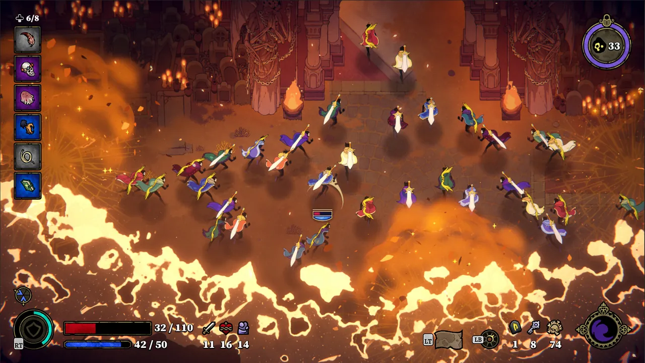 33 Immortals — combate en juego