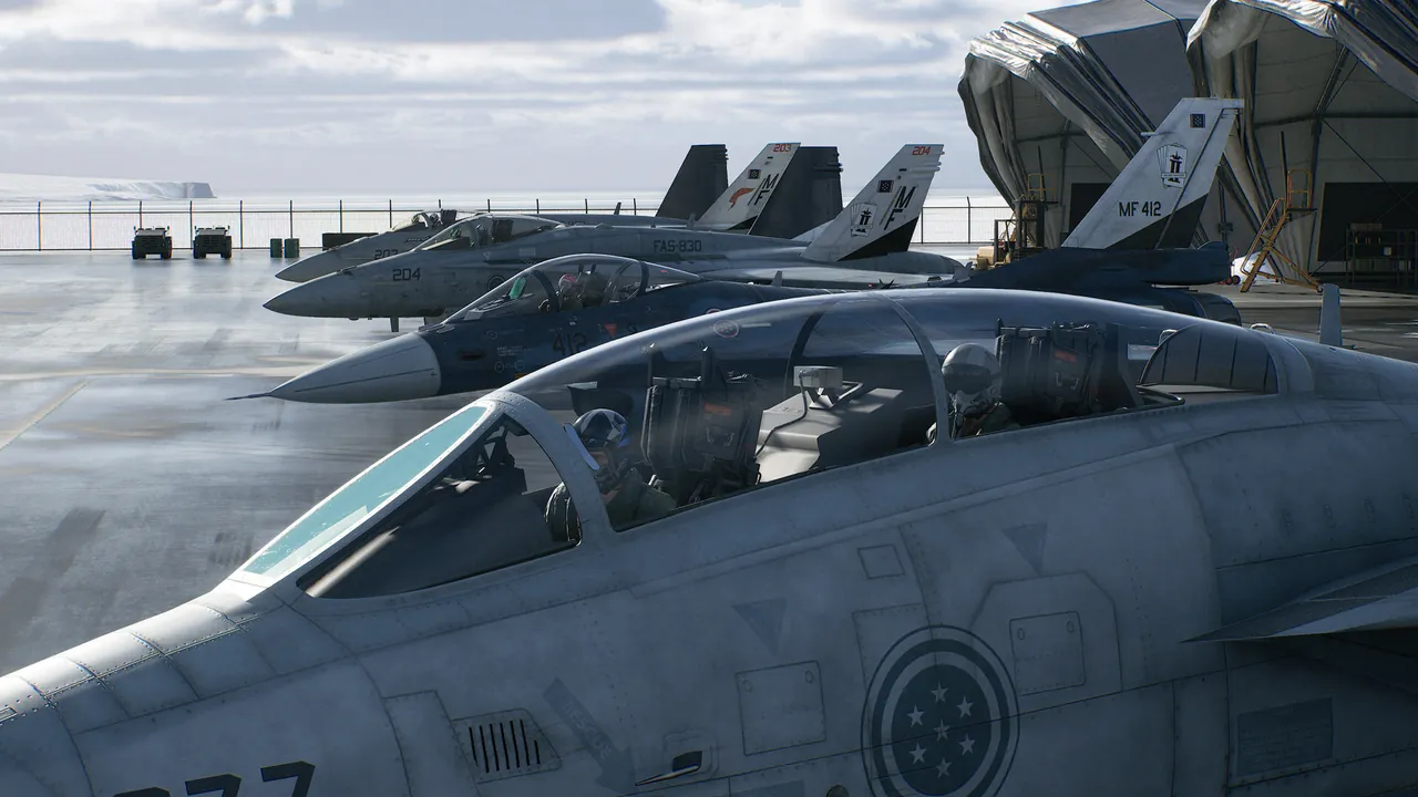 ACE COMBAT 8: WINGS OF THEVE — vista del entorno