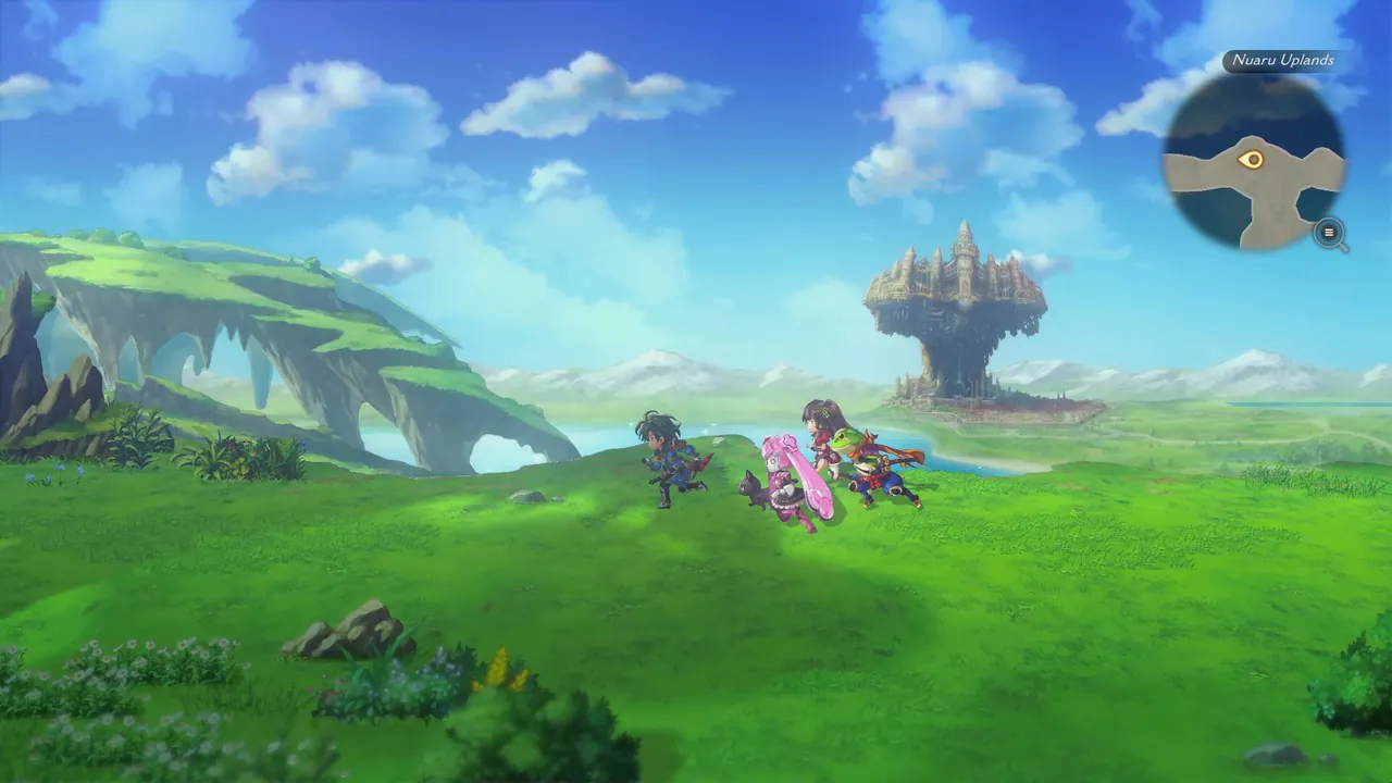 Another Eden Begins — combate en juego