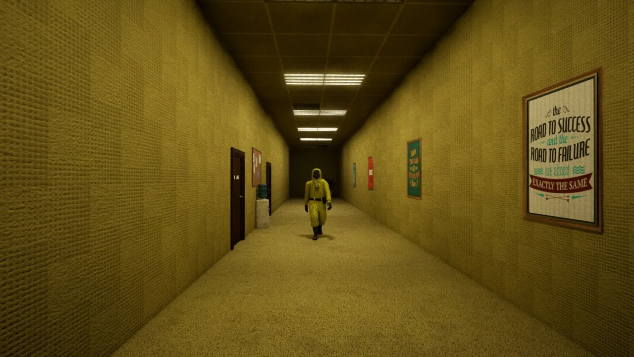 BACKROOMS ANOMALY — escena de la historia