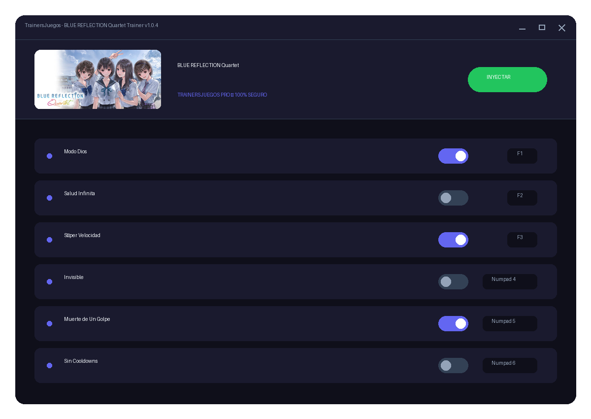 BLUE REFLECTION Quartet — jugabilidad