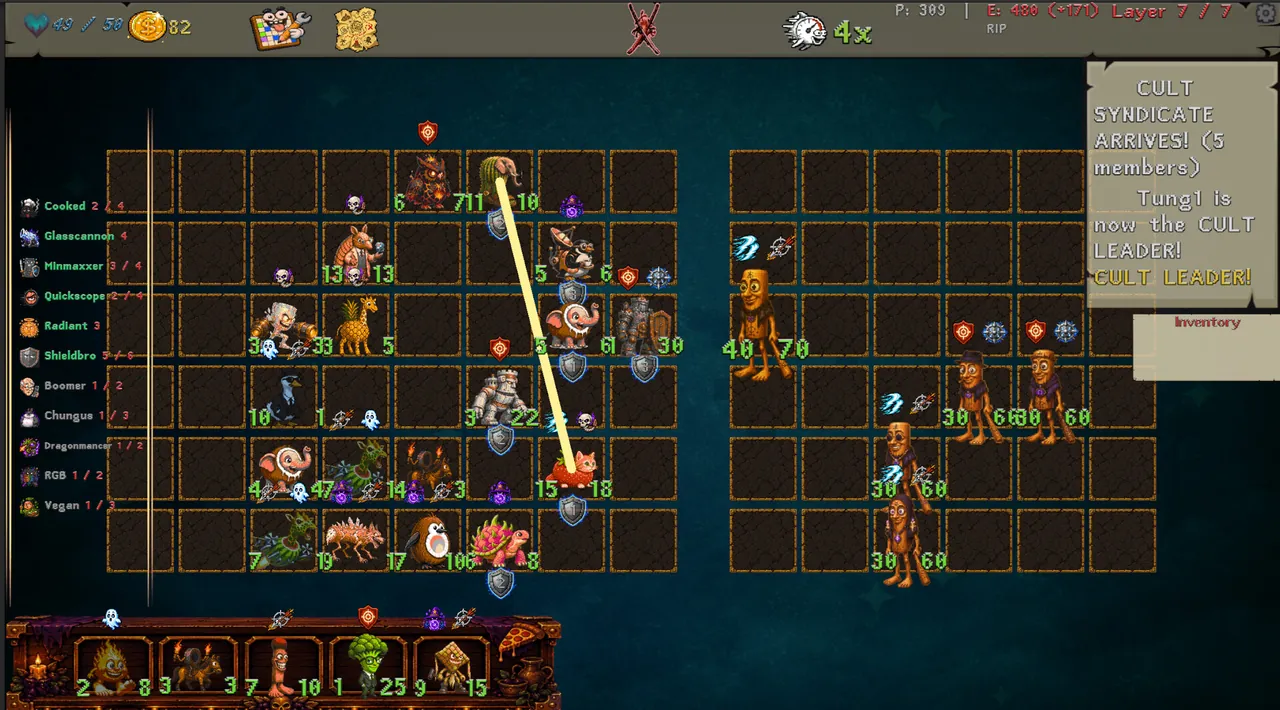 Brainrot Autobattler — escena de la historia