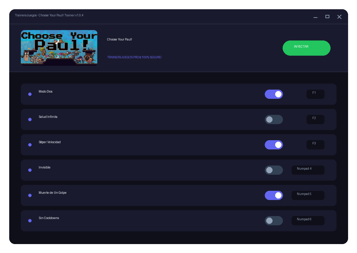 Choose Your Paul! — combate en juego