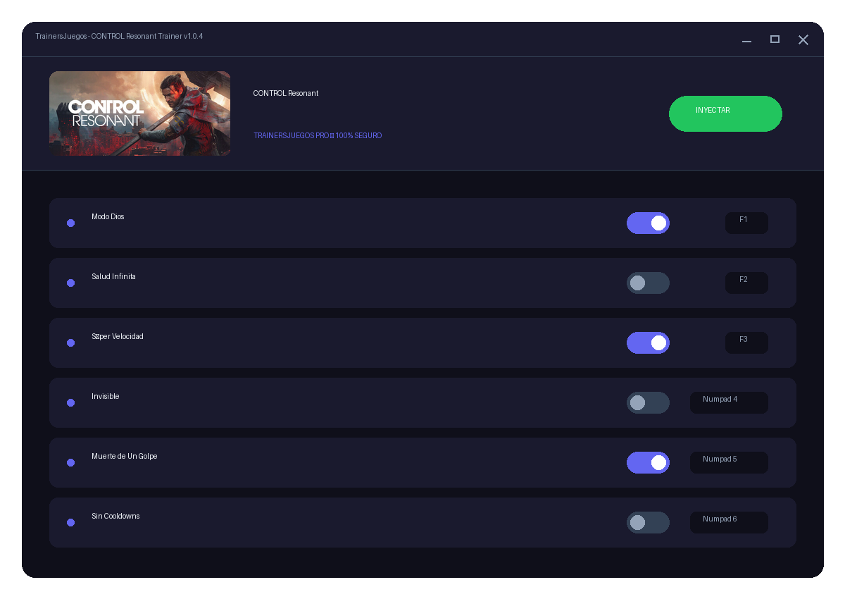 CONTROL Resonant — combate en juego