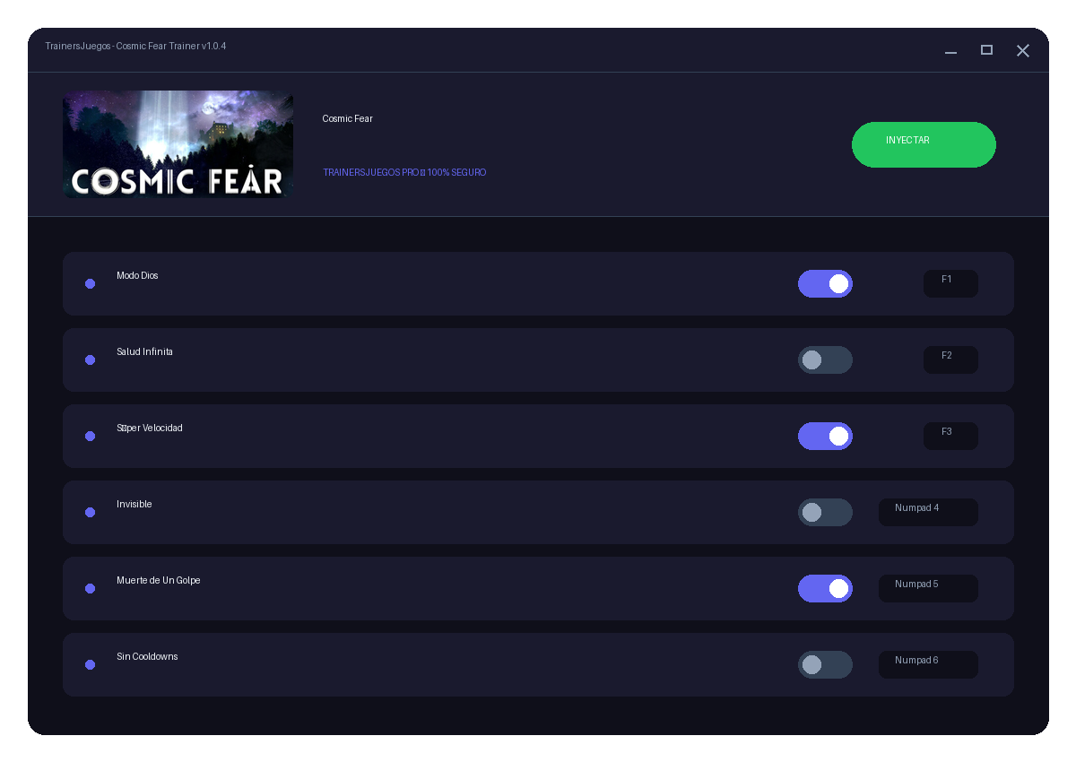 Cosmic Fear — escena de la historia