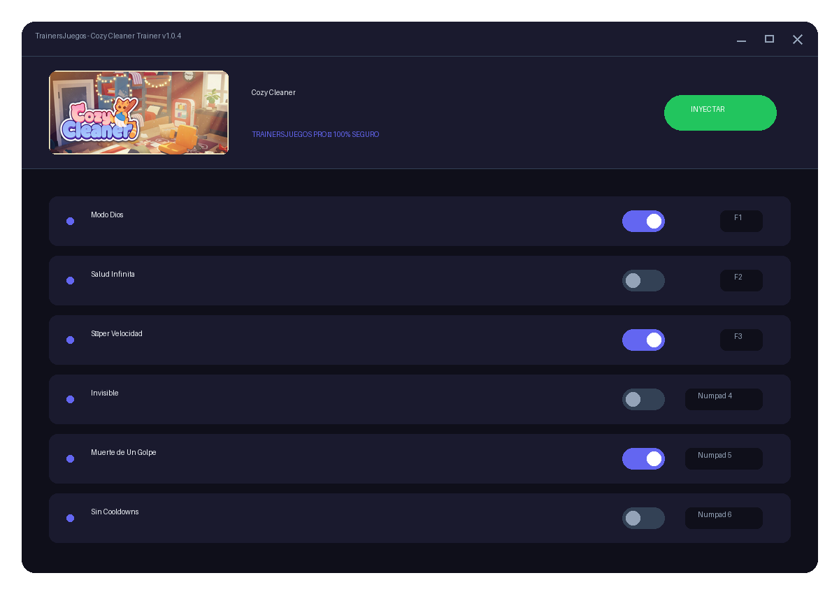 Cozy Cleaner — exploración
