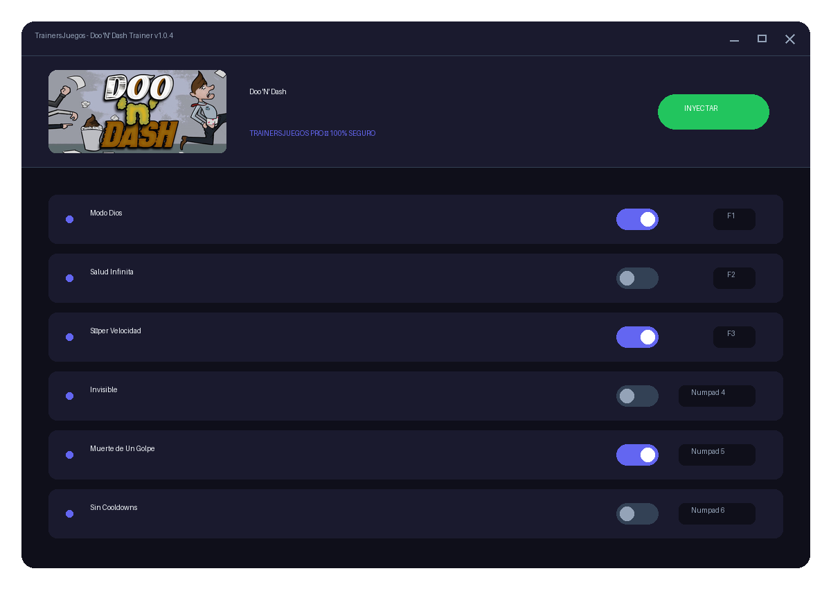 Doo 'N' Dash — combate en juego
