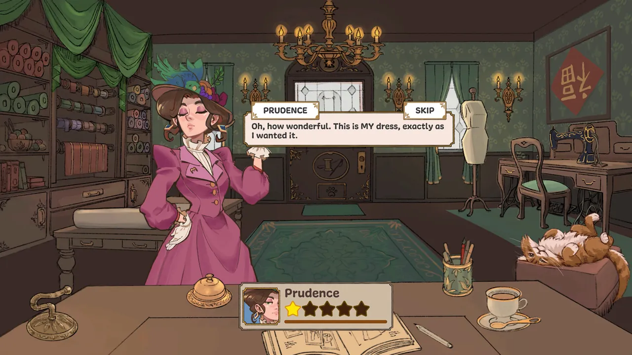 Dressmaker — combate en juego
