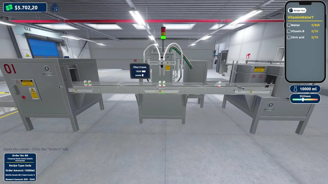 Drink Factory Simulator - Prologue — jugabilidad
