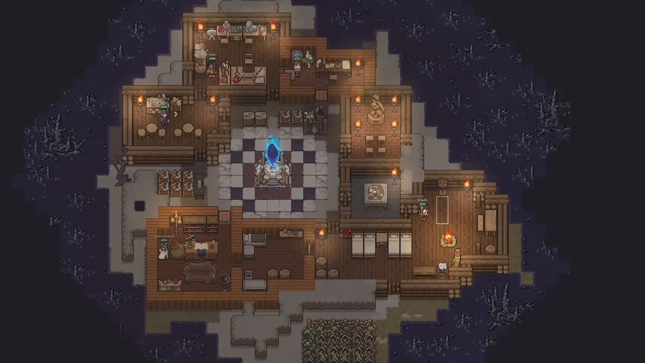 Dungeon Settlers — combate en juego