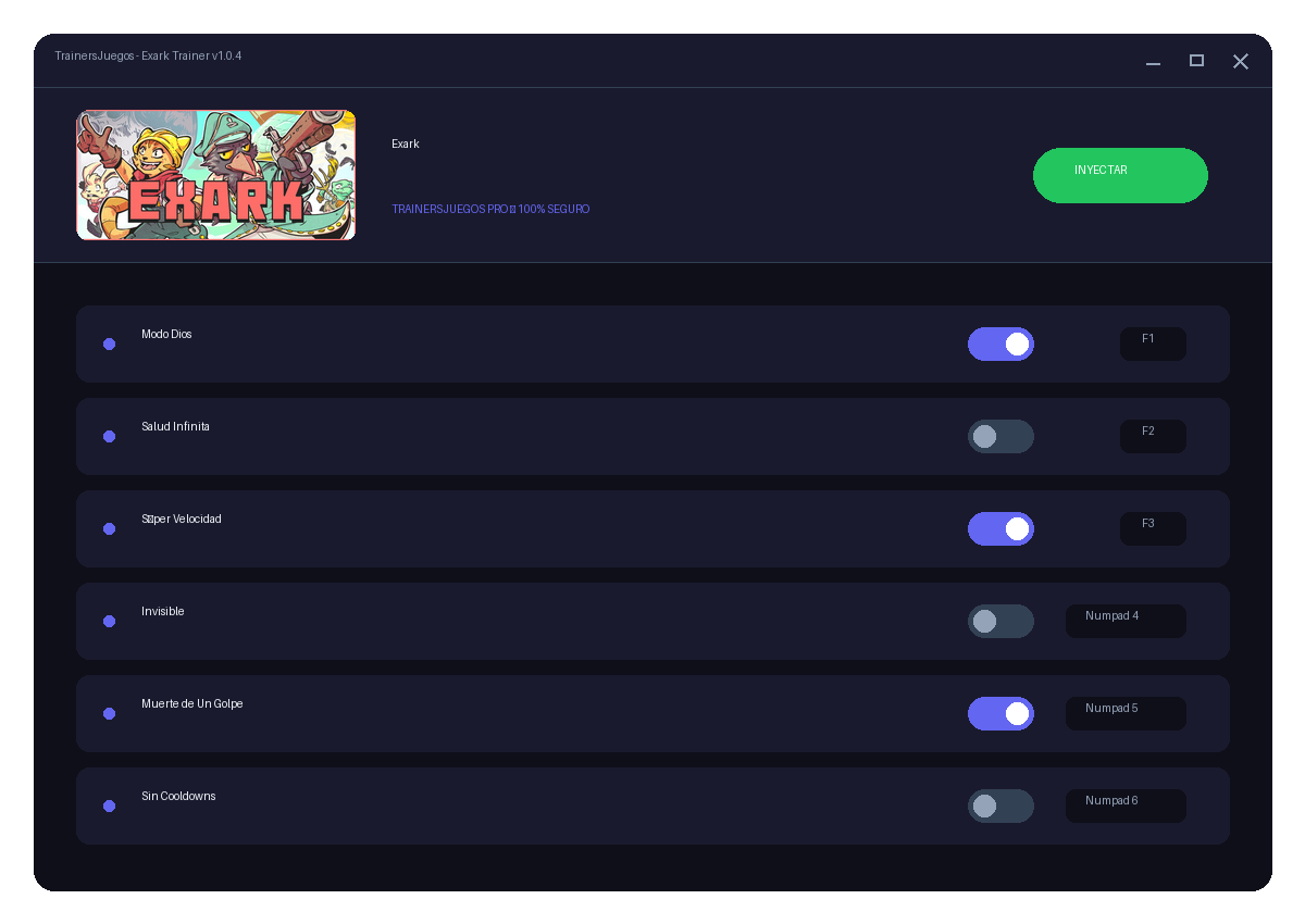 Exark — vista del entorno