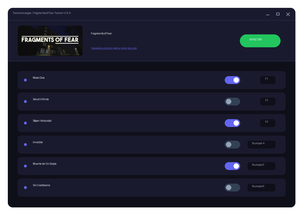 Fragments of Fear — combate en juego