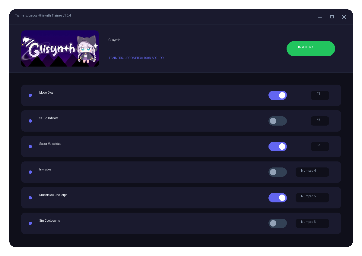 Glisynth — vista del entorno