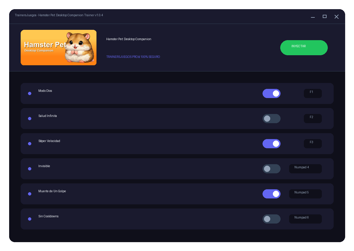 Hamster Pet: Desktop Companion — combate en juego
