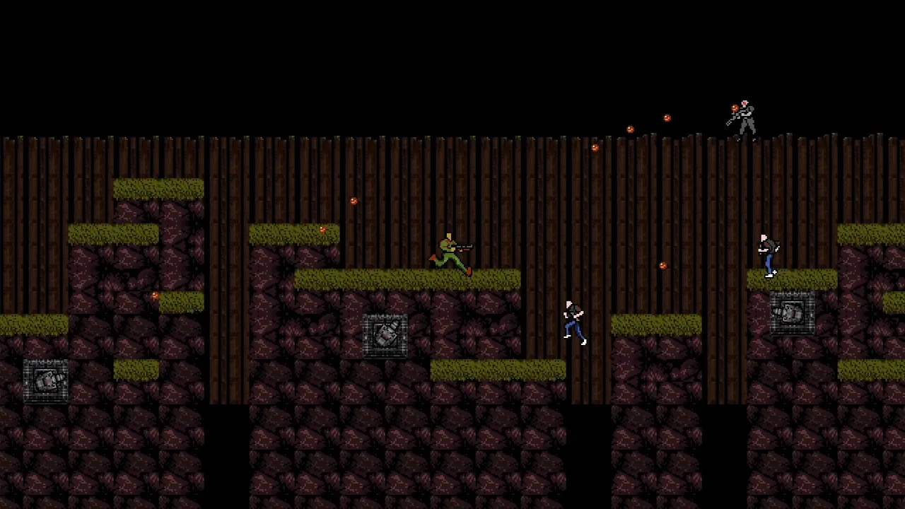 Hardcore Soldier — combate en juego