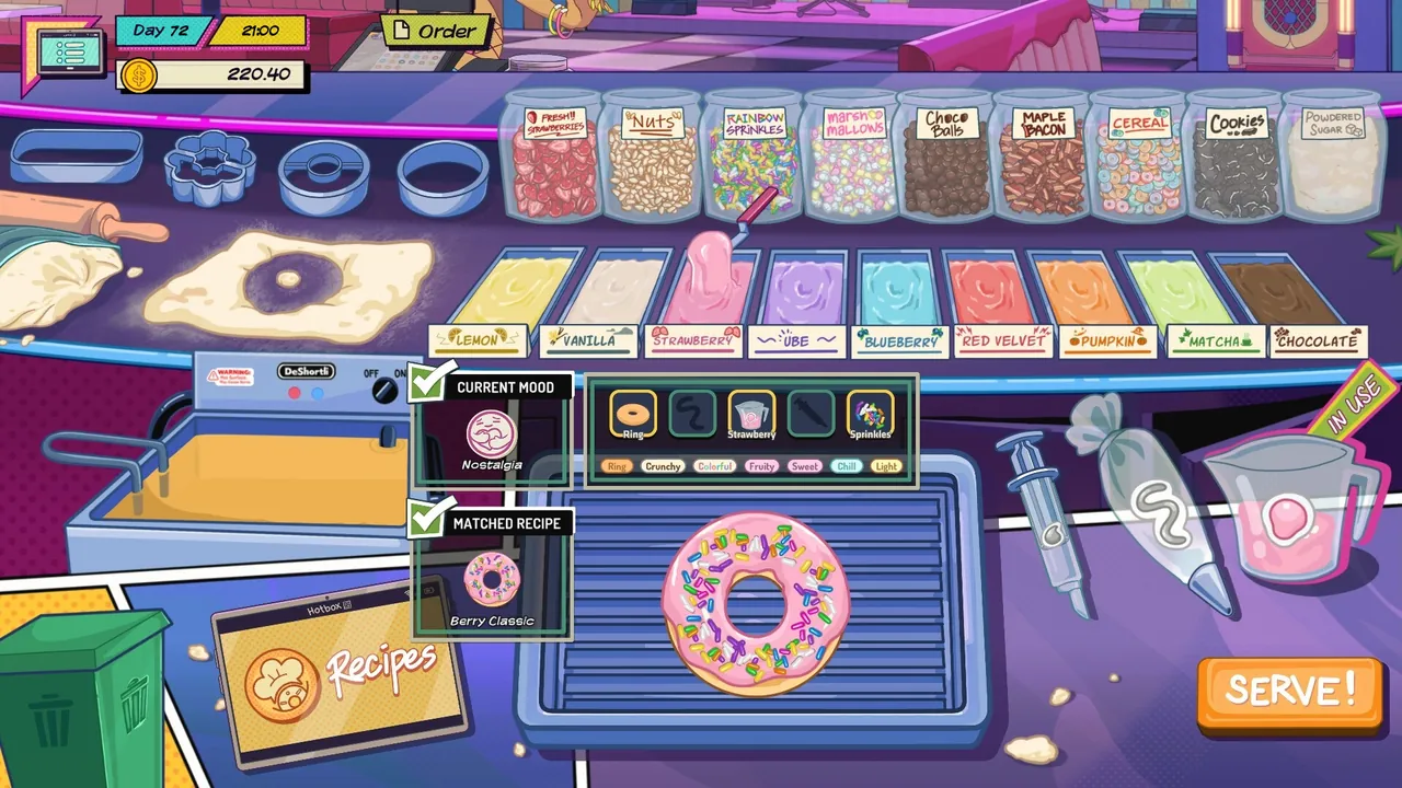 High Times - Dating/Cooking Sim — combate en juego