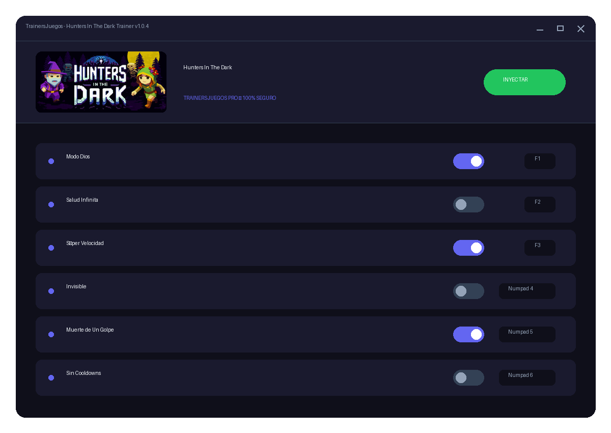 Hunters In The Dark — combate en juego