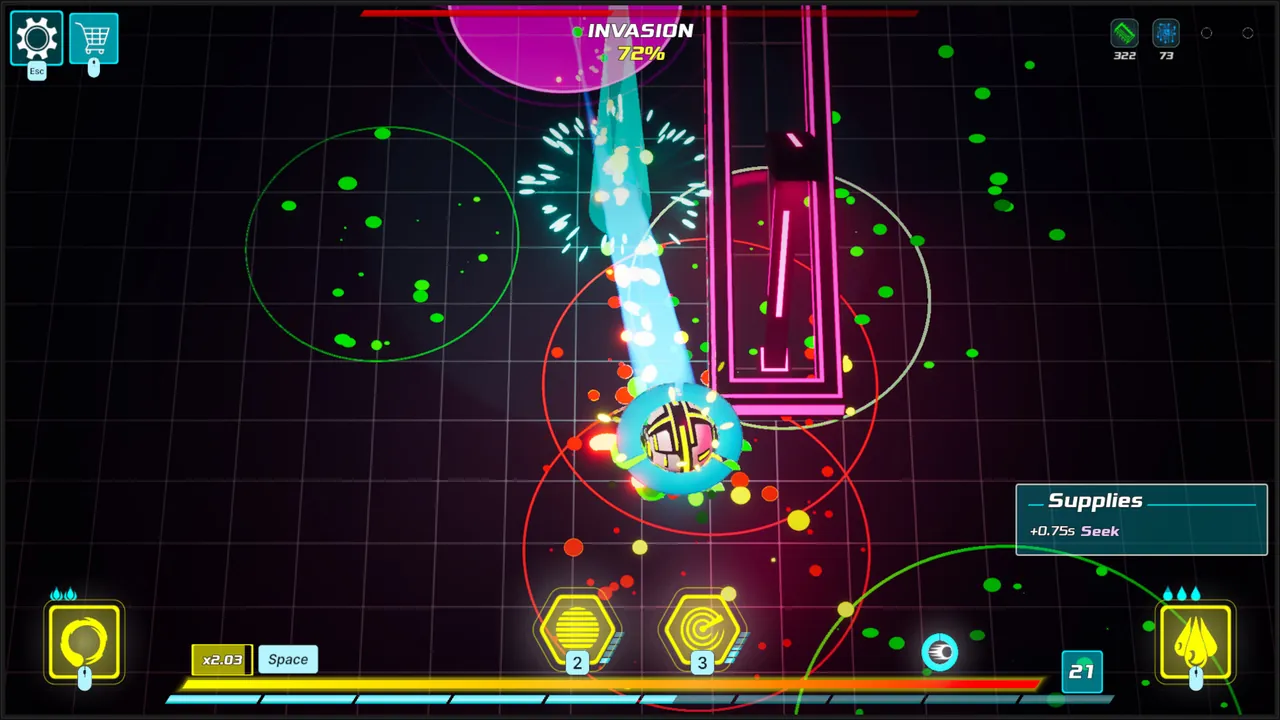 Jolt: Neon Breaker — vista del entorno