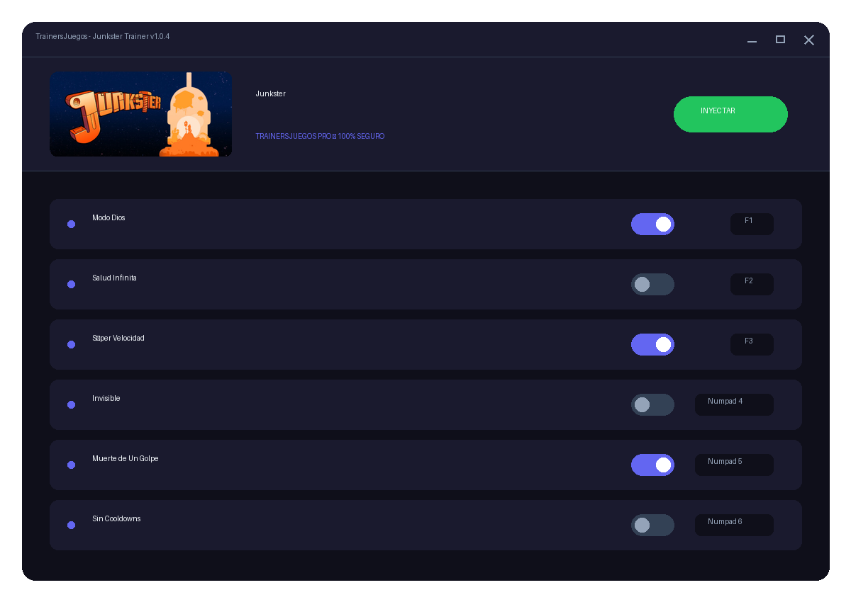 Junkster — combate en juego