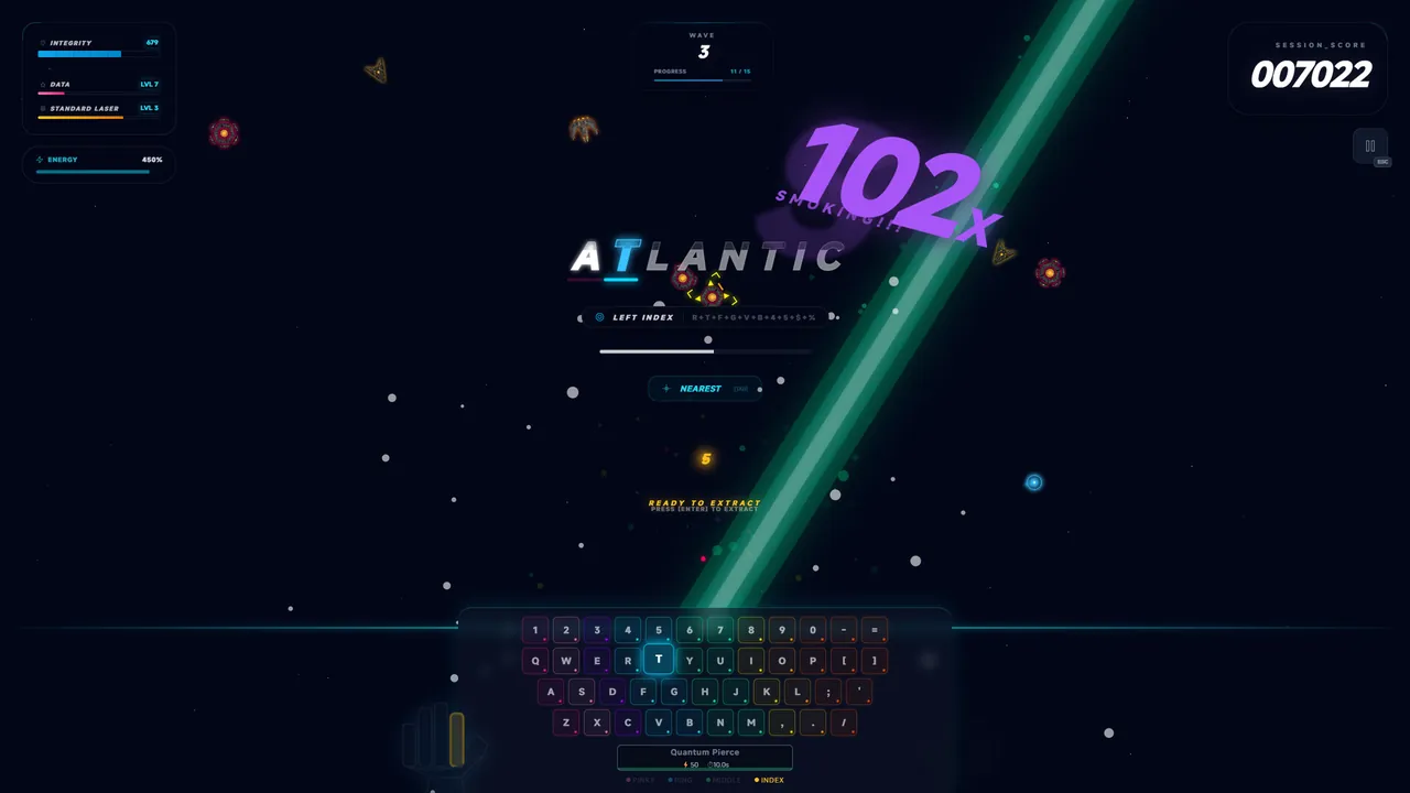 KeyFortress — combate en juego