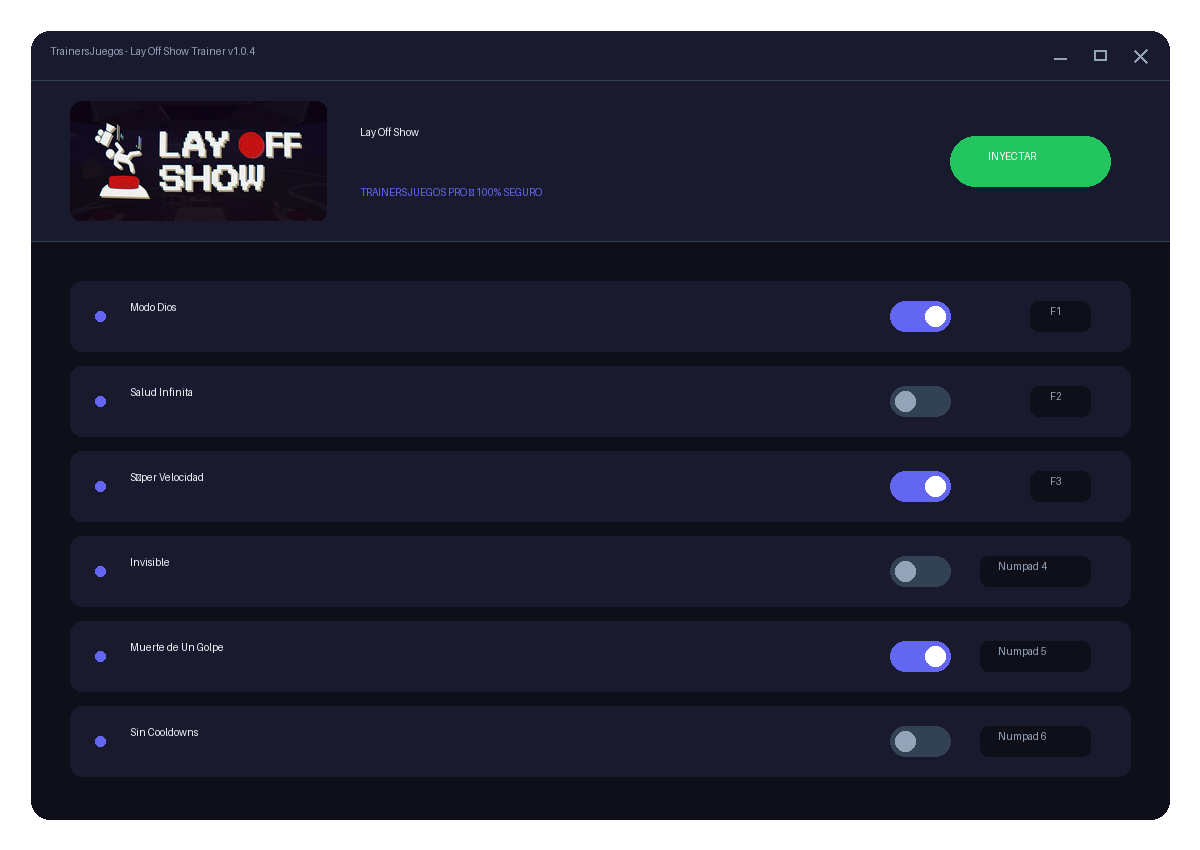 Lay Off Show — combate en juego