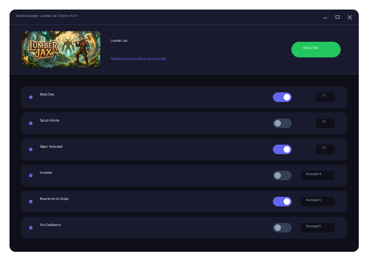 Lumber Jax — vista del entorno