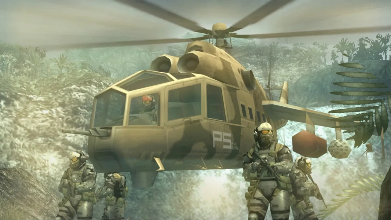 METAL GEAR SOLID: Peace Walker - Master Collection Version — vista del entorno