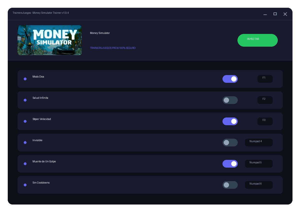Money Simulator — jugabilidad