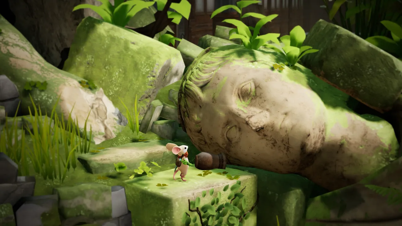 Moss: The Forgotten Relic — vista del entorno