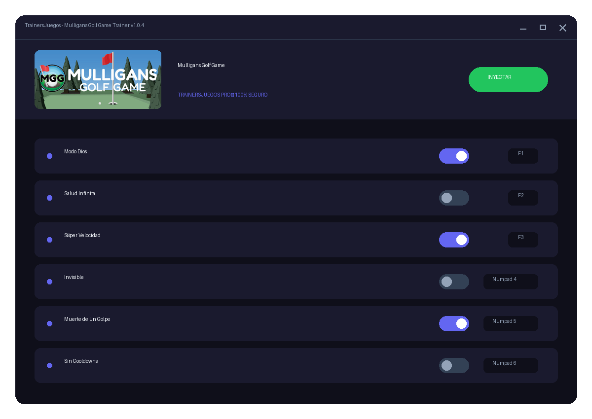 Mulligans Golf Game — vista del entorno