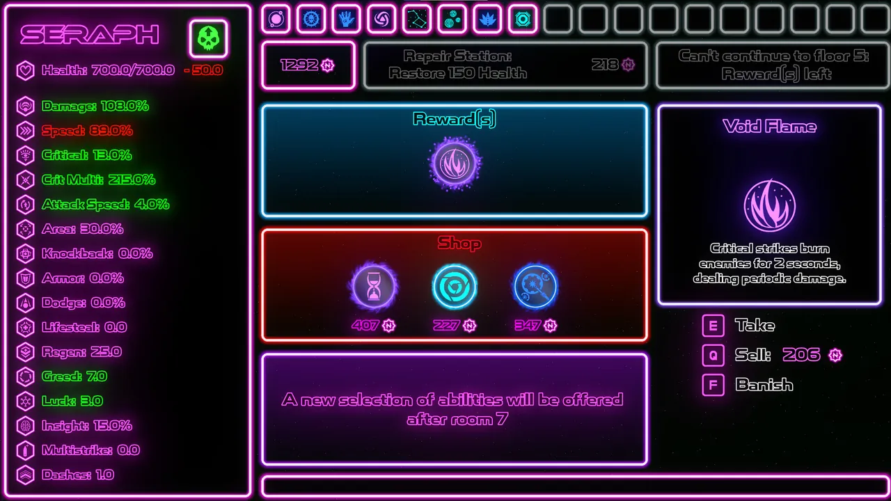 Neon Pulsefire — vista del entorno