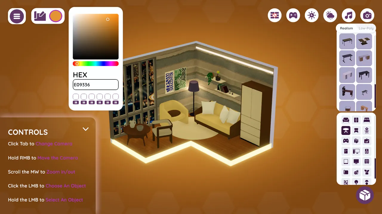 Nestify: Cozy Design — combate en juego