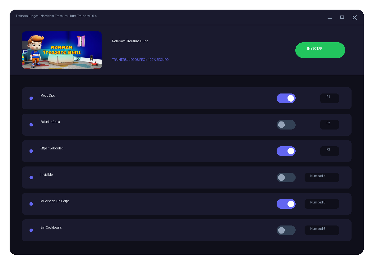 NomNom Treasure Hunt — jugabilidad