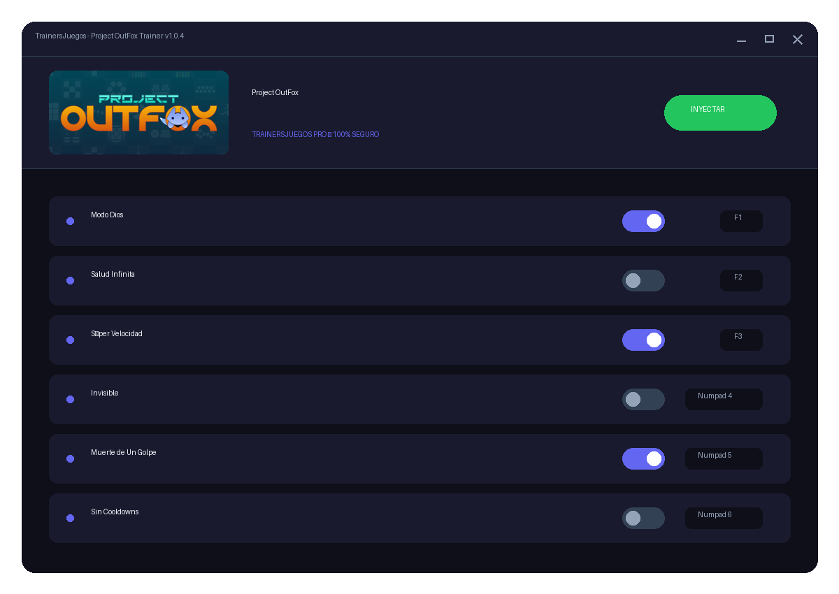 Project OutFox — vista del entorno