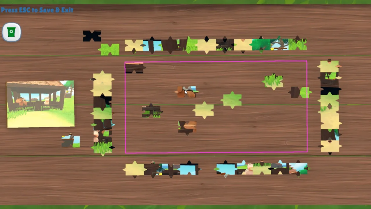 Puzzle O´Matic — escena de la historia