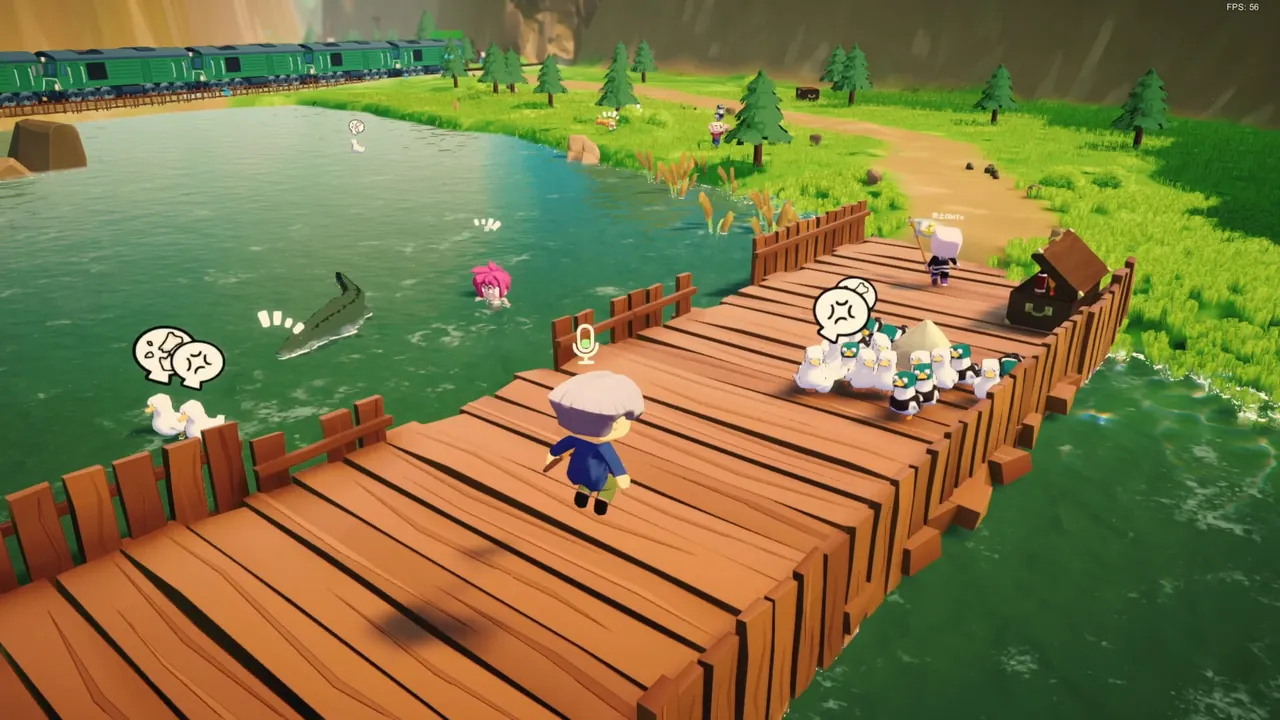 Quack Quack Up — combate en juego