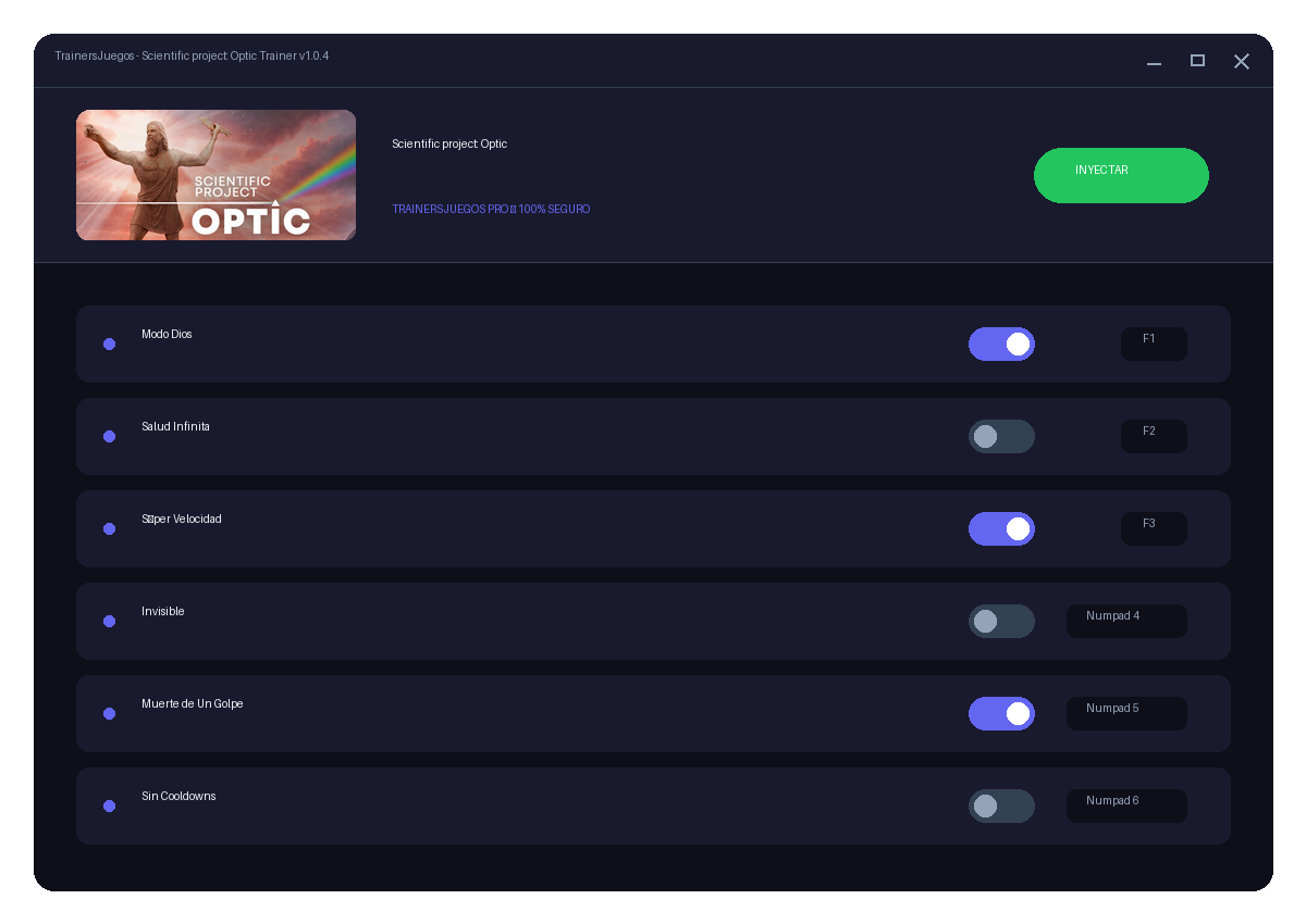 Scientific project: Optic — vista del entorno
