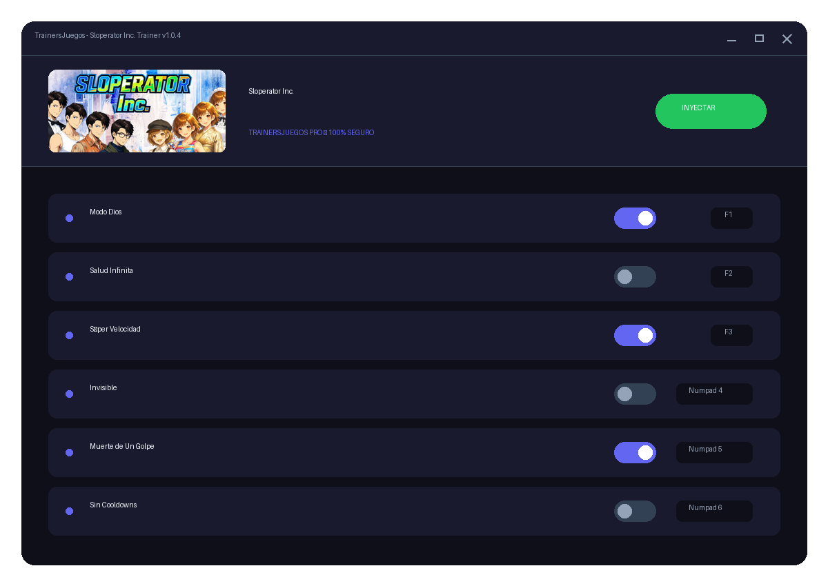 Sloperator Inc. — combate en juego