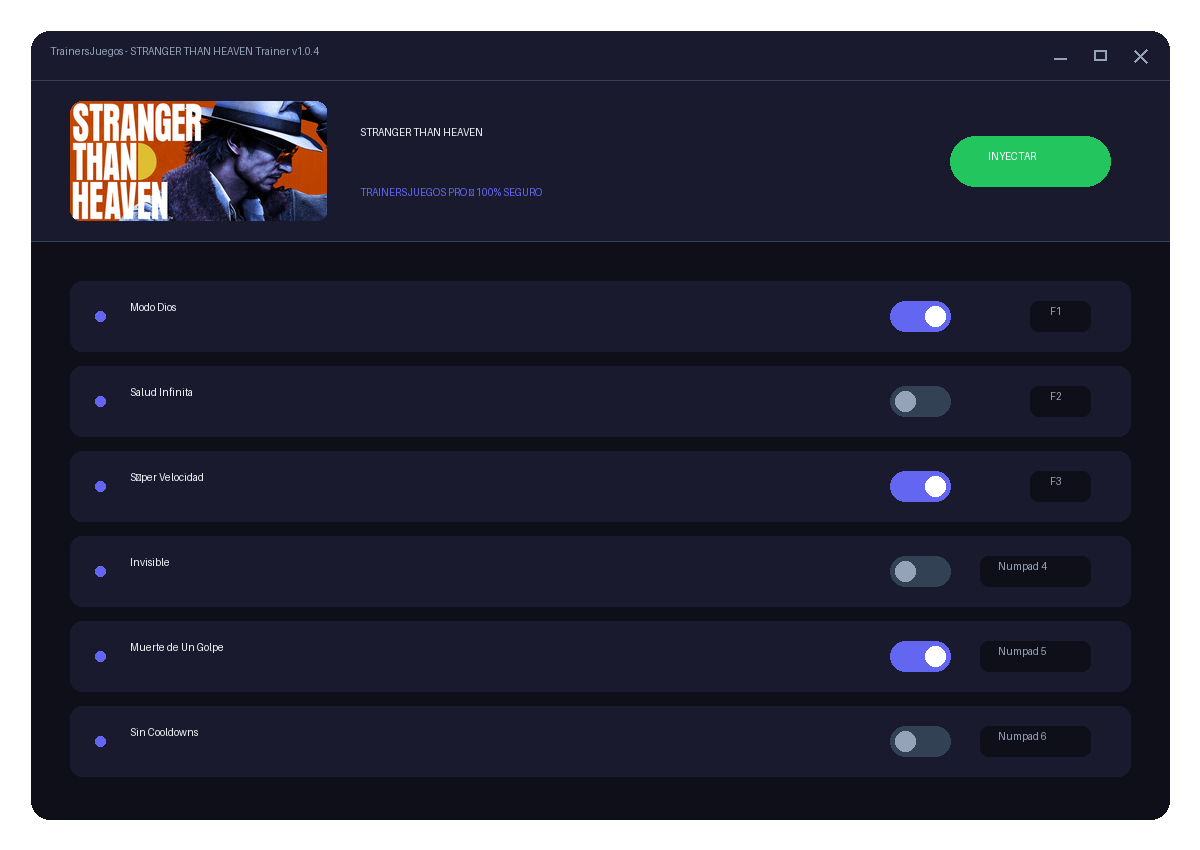 STRANGER THAN HEAVEN — combate en juego