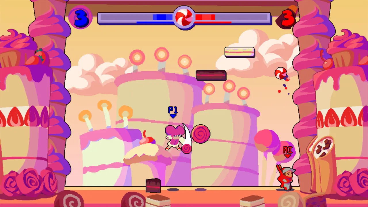 Sugar Shatter — vista del entorno