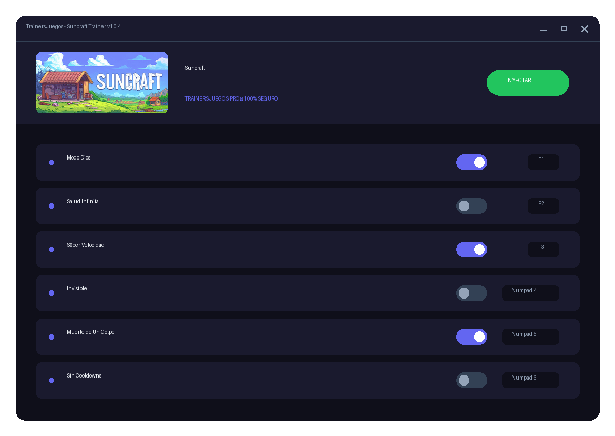 Suncraft — exploración